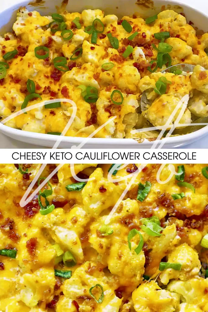 Cheesy Keto Cauliflower Casserole – Keto Easy Recipes