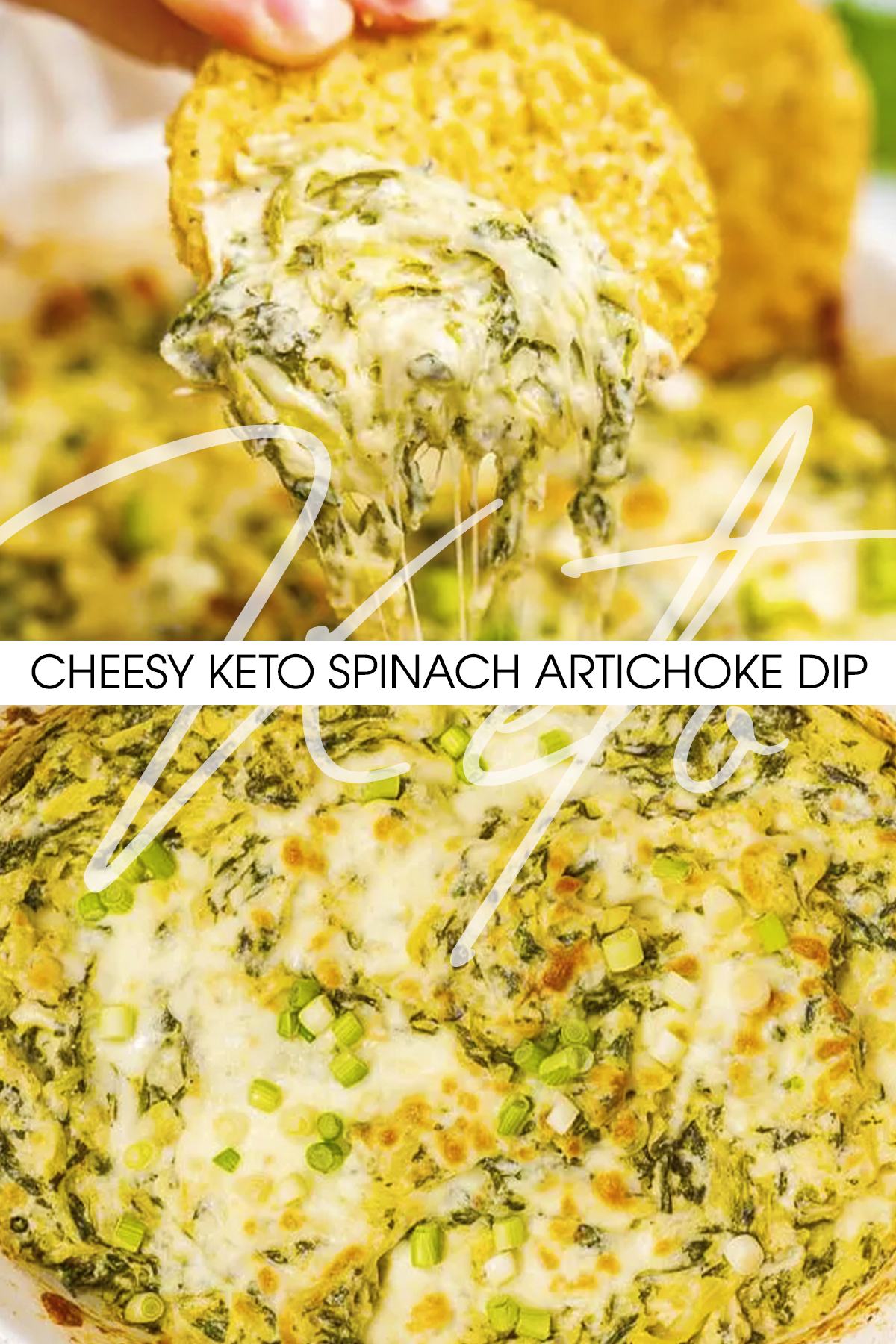 Cheesy Keto Spinach Artichoke Dip