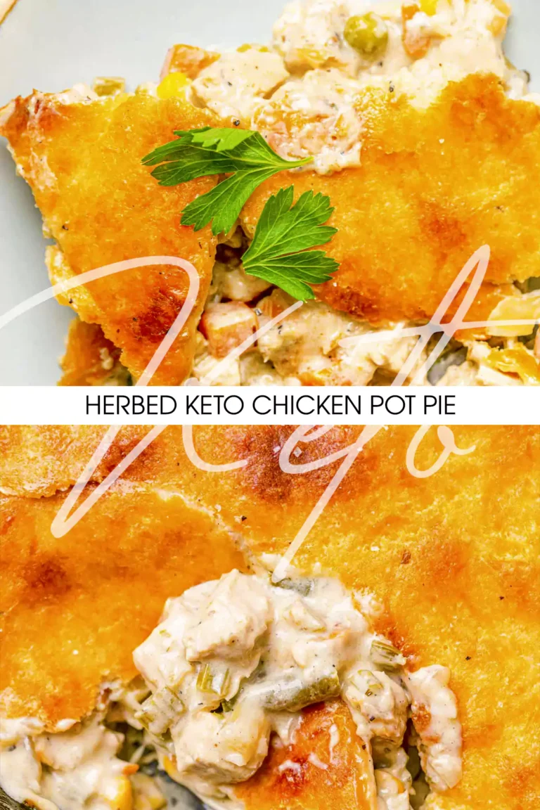 Herbed Keto Chicken Pot Pie