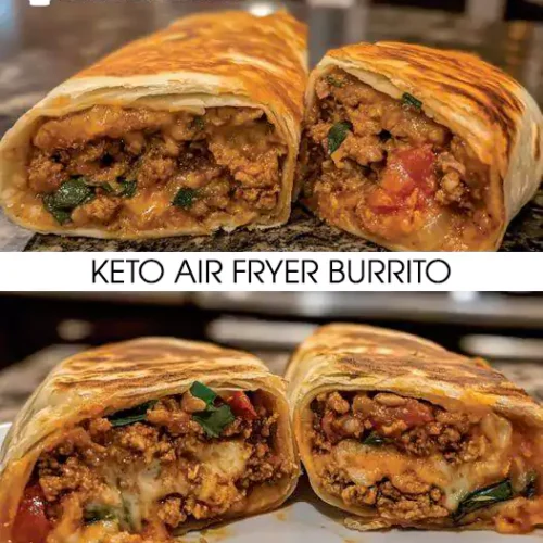 Keto Air Fryer Burrito