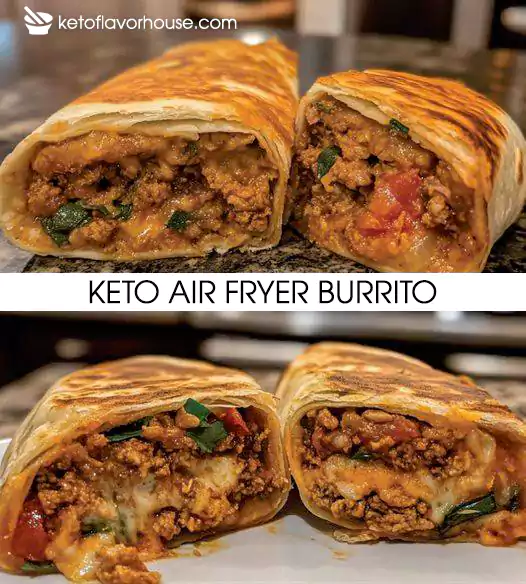 Keto Air Fryer Burrito