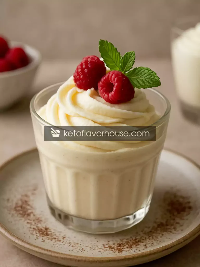 Keto-Friendly Creamy Mousse