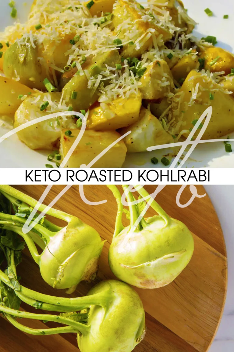 Keto Roasted Kohlrabi