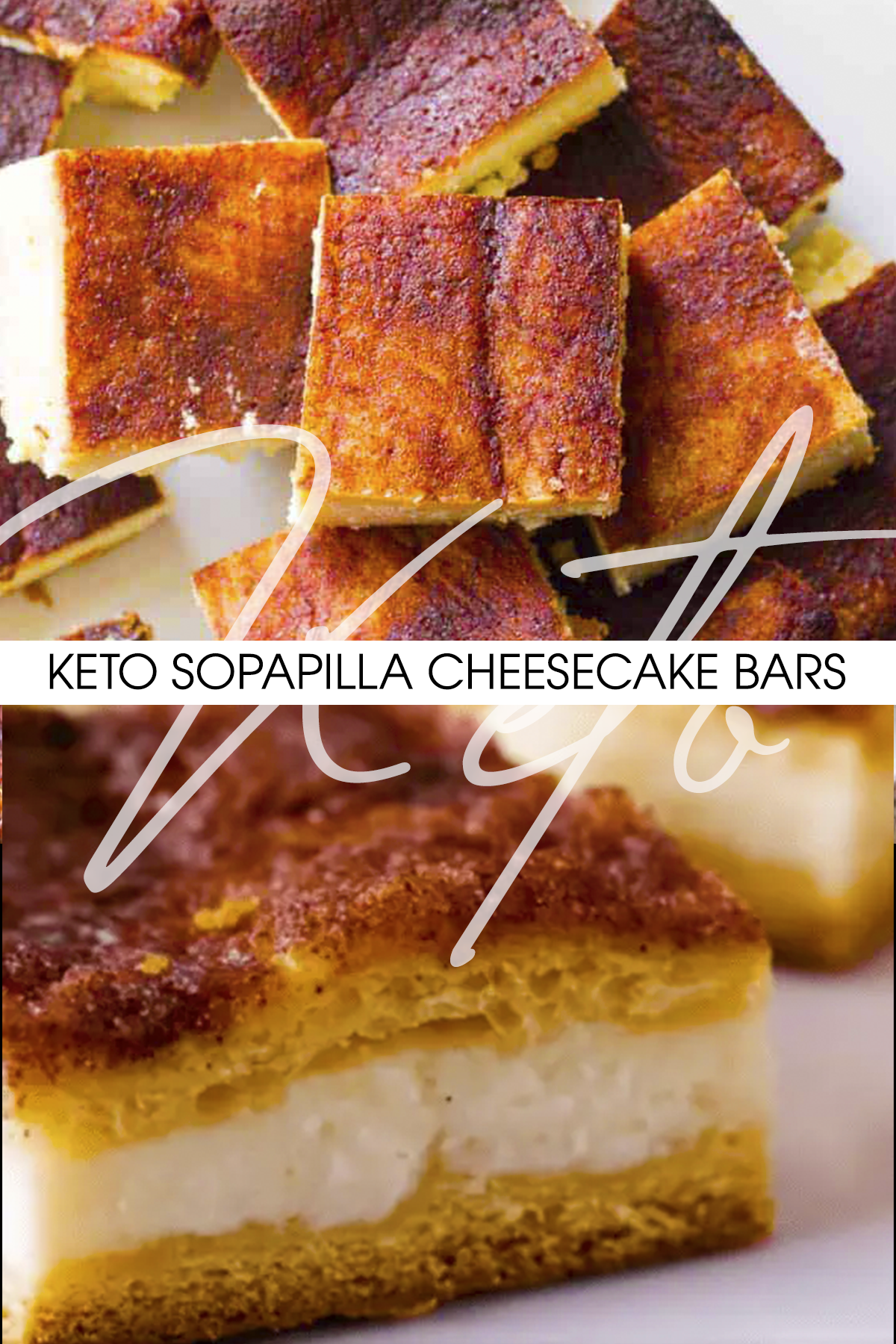 Keto Sopapilla Cheesecake Bars