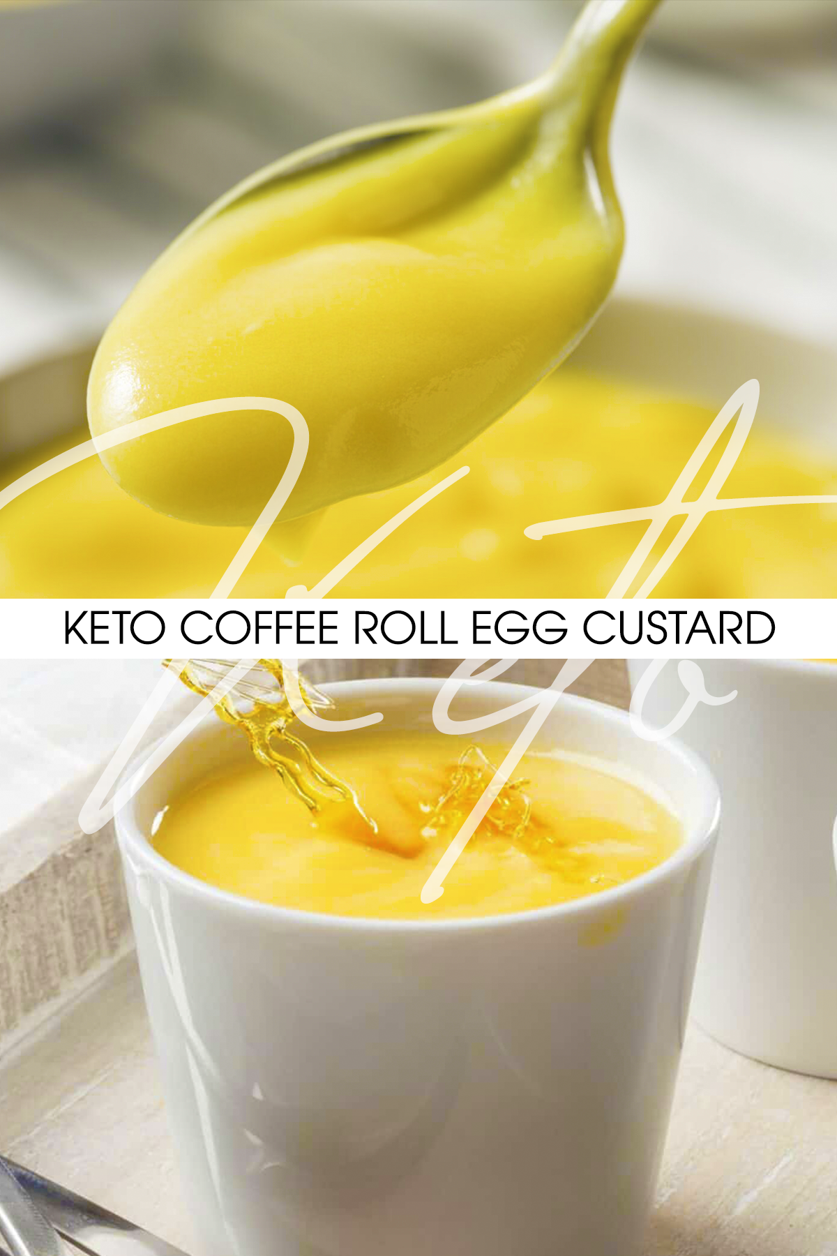 Keto Coffee Roll Egg Custard