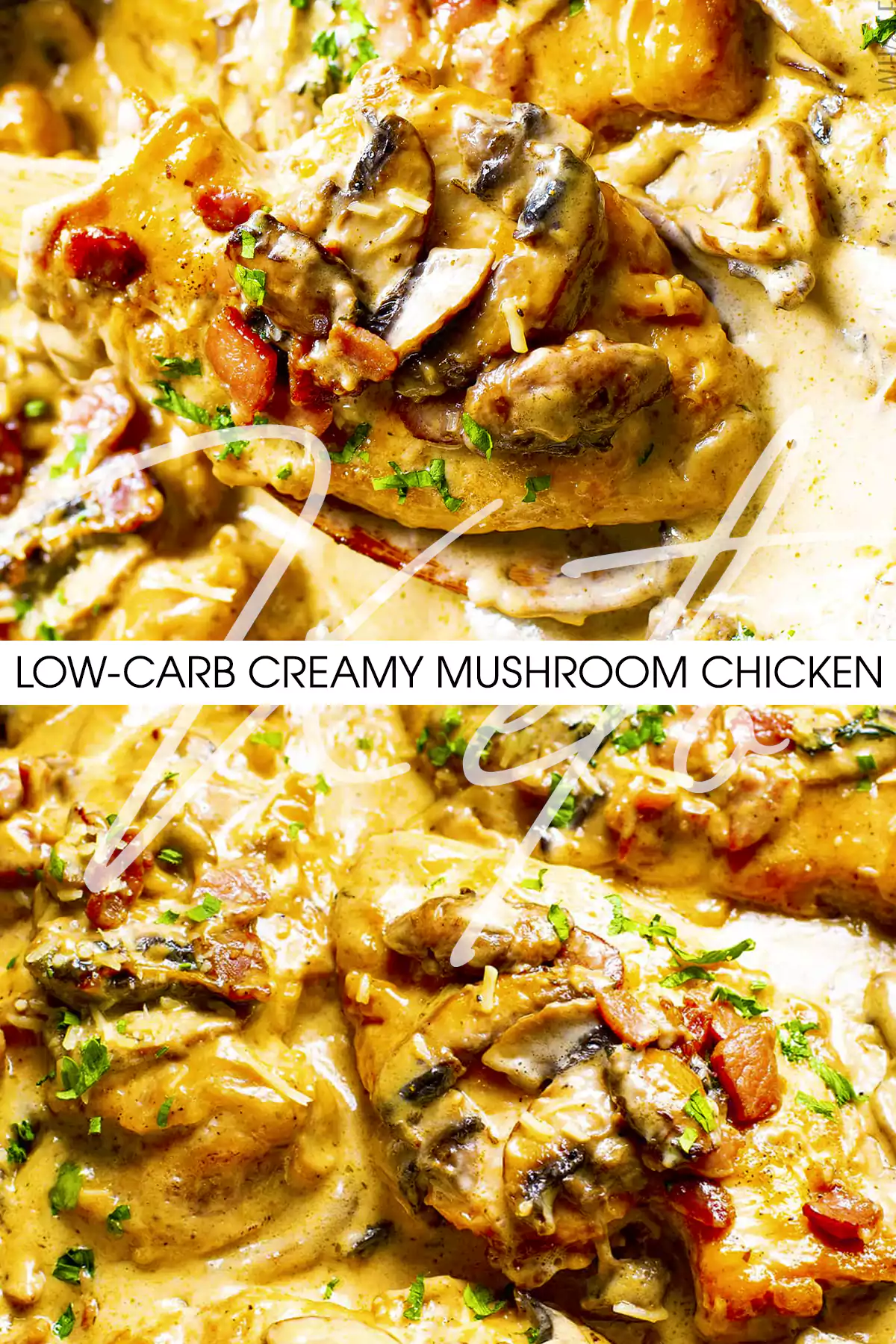 Low-Carb Creamy Mushroom Chicken