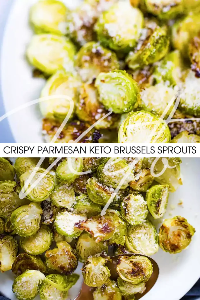 Crispy Parmesan Keto Brussels Sprouts