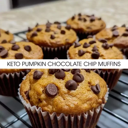 Keto Pumpkin Chocolate Chip Muffins