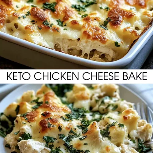 Keto Chicken Cheese Bake