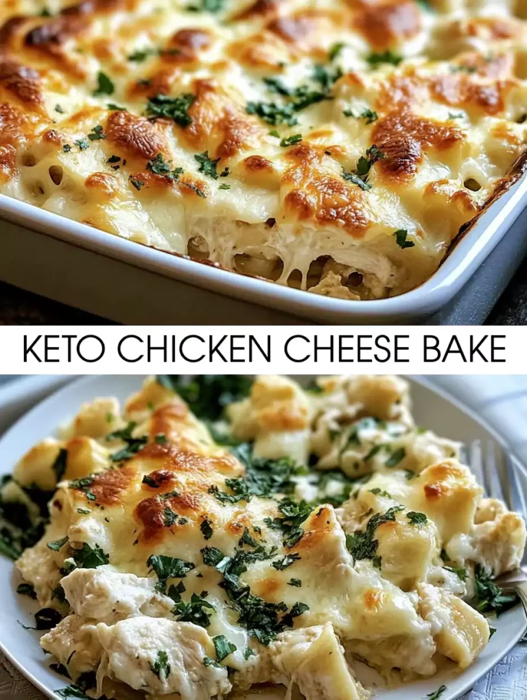 Keto Chicken Cheese Bake