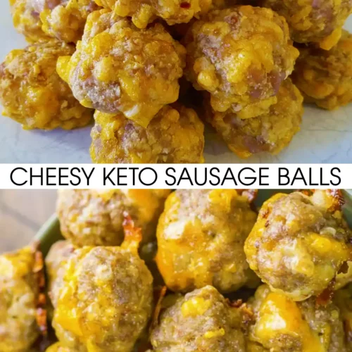 Cheesy Keto Sausage Balls