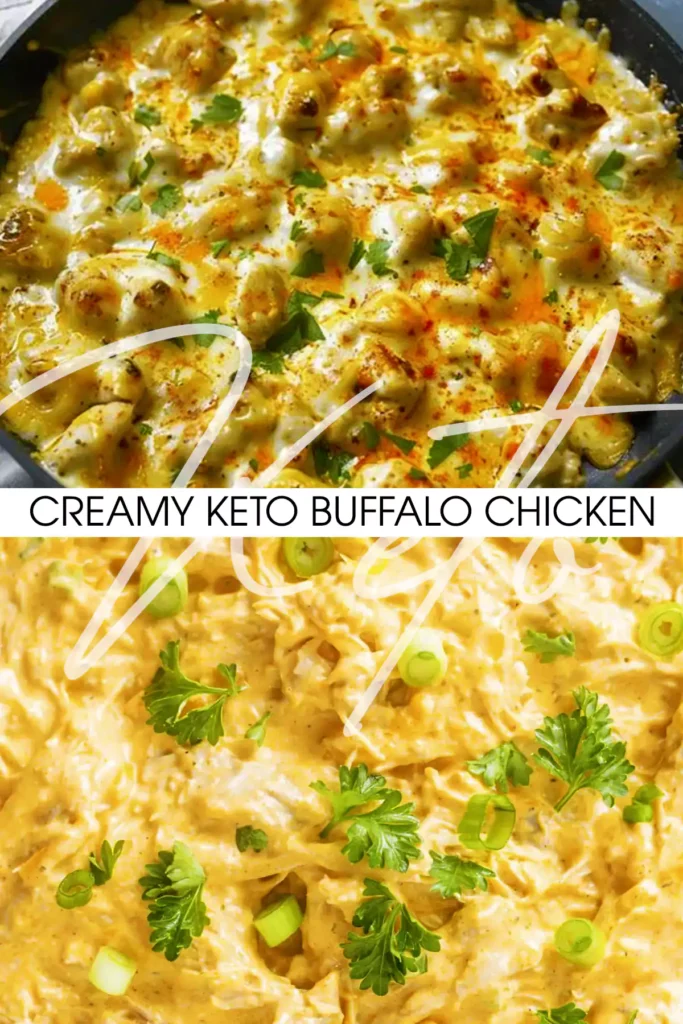 Creamy Keto Buffalo Chicken – A Bold, Flavor-Packed Low-Carb Delight!