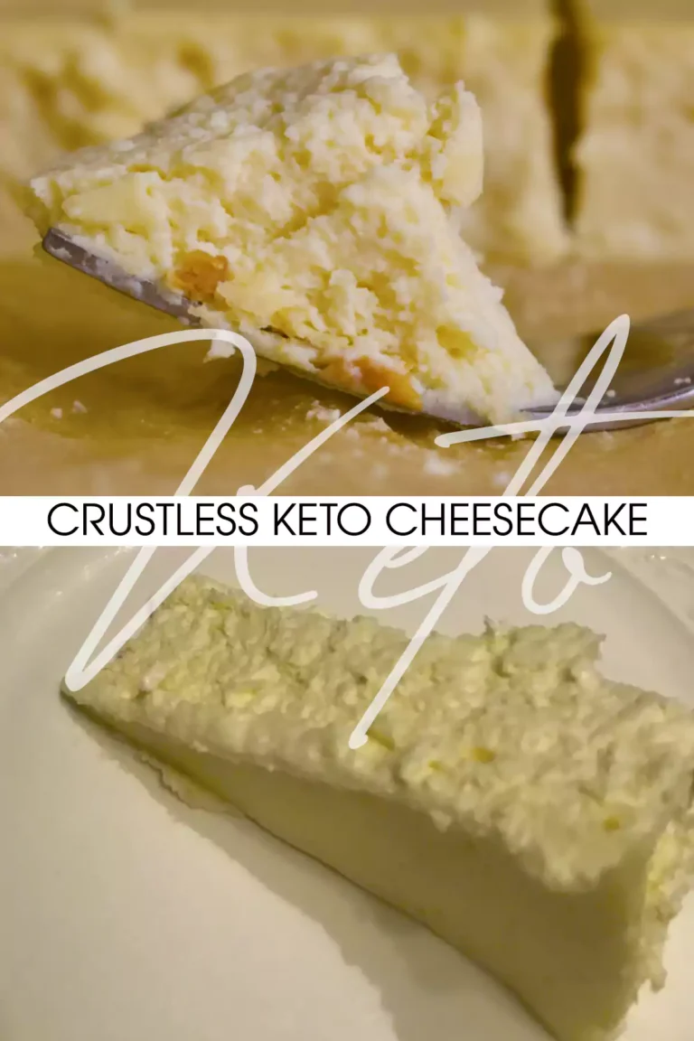 Crustless Keto Cheesecake