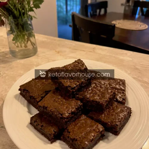 Fudgy Keto Greek Yogurt Brownies