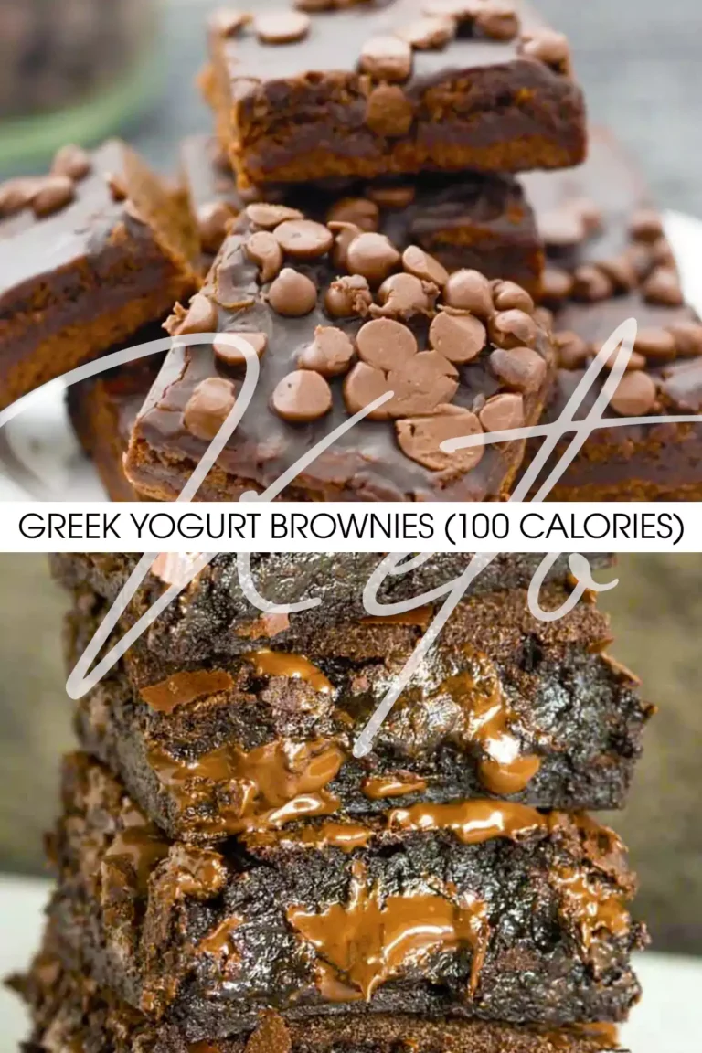 Greek Yogurt Brownies (100 Calories)