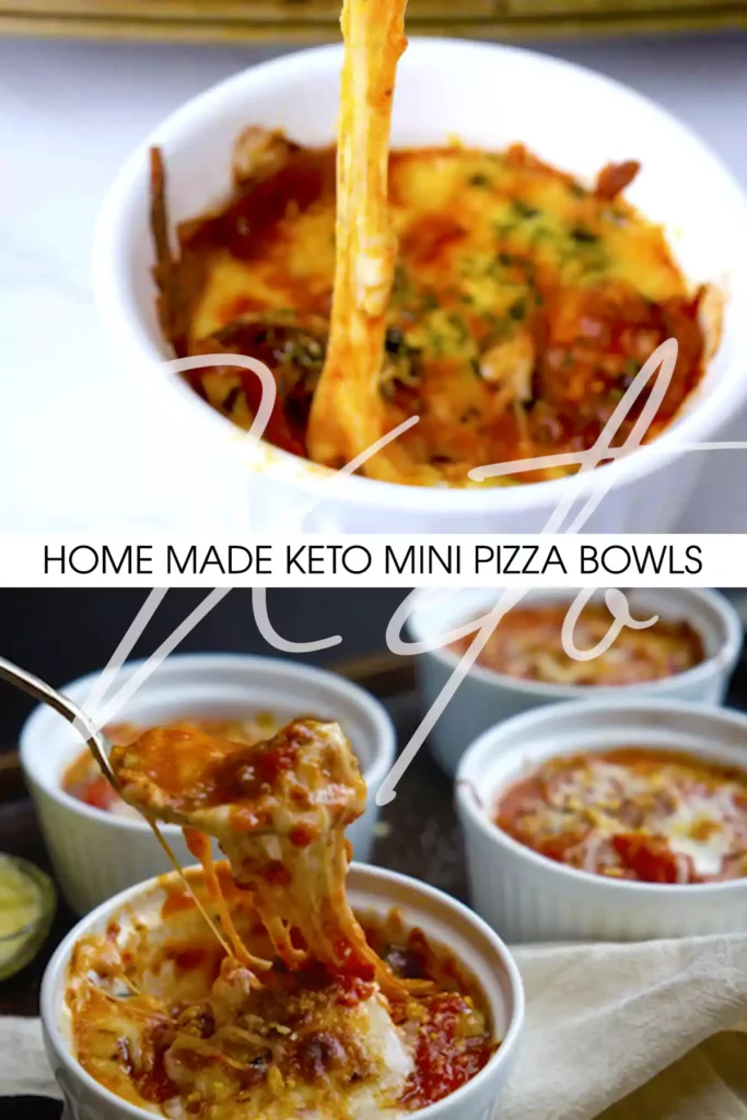 Home Made Keto Mini Pizza Bowls