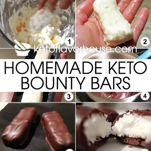 Homemade Keto Bounty Bars