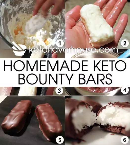 Homemade Keto Bounty Bars