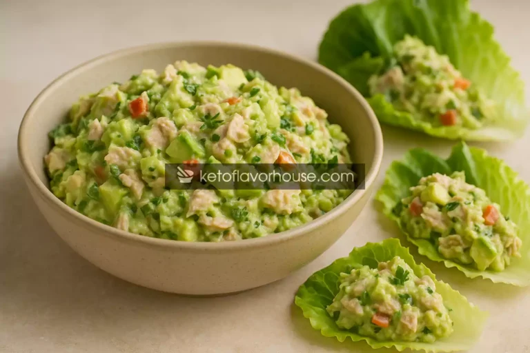 Keto Avocado Tuna Salad