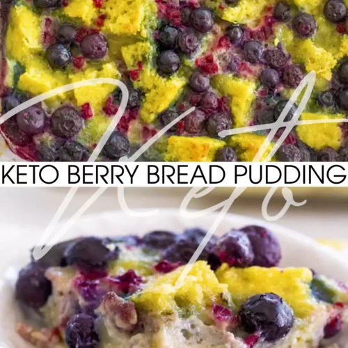 Keto Berry Bread Pudding