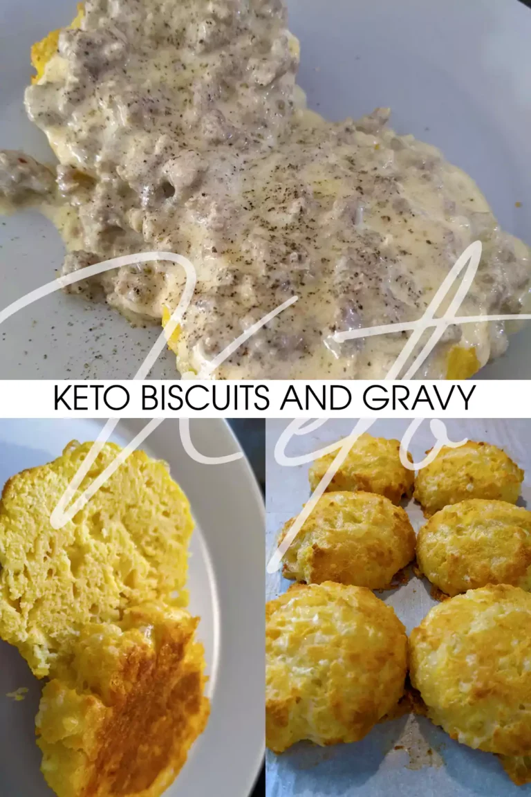 Keto Biscuits and Gravy