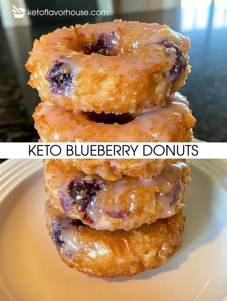 Keto Blueberry Donuts