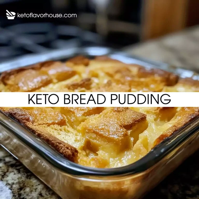 Keto Bread Pudding