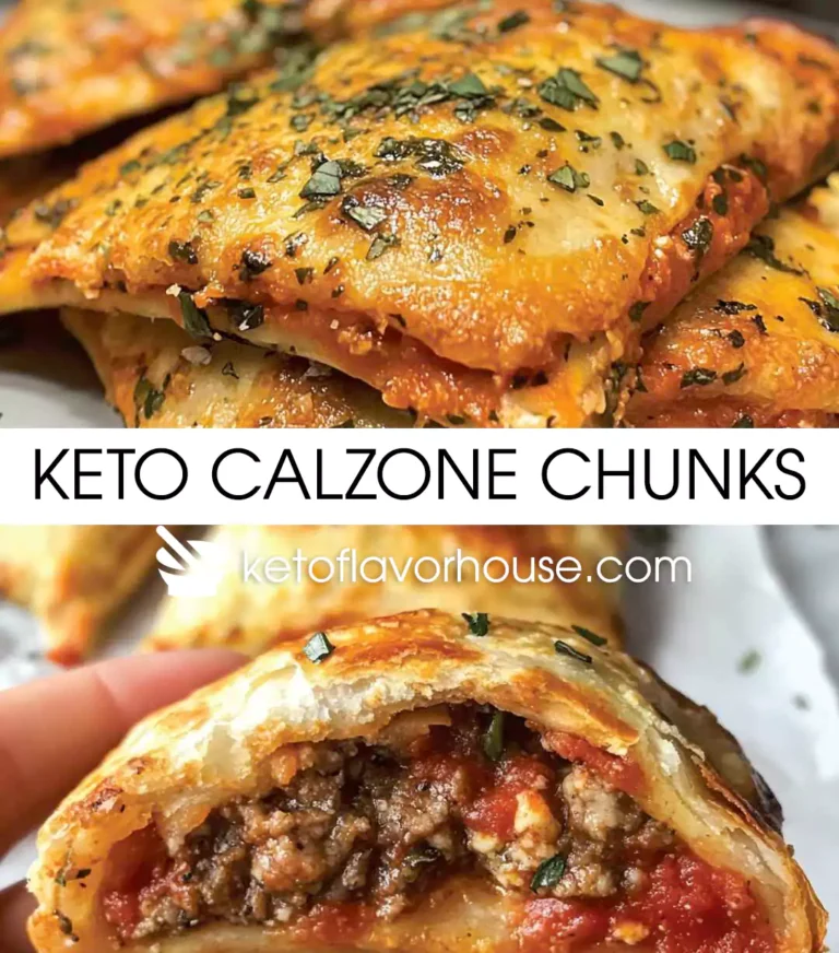 Keto Calzone Chunks