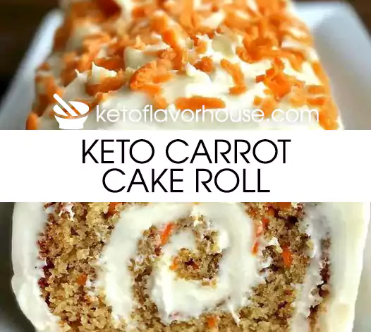 Keto Carrot Cake Roll