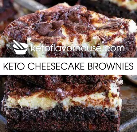 Keto Cheesecake Brownies