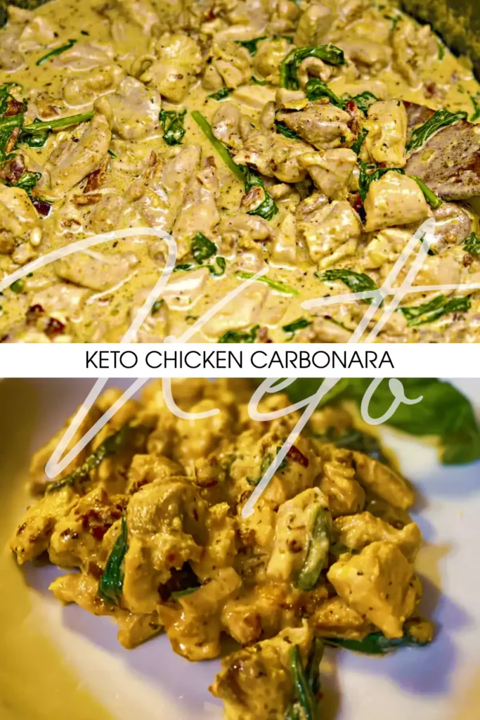 Keto Chicken Carbonara