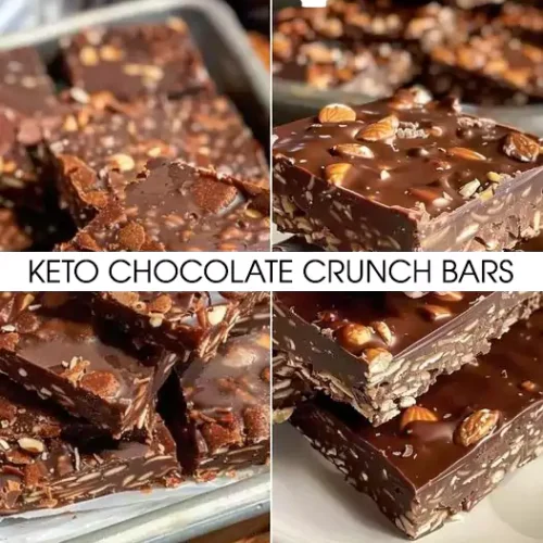 Keto Chocolate Crunch Bars