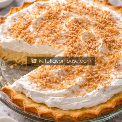 Keto Coconut Cream Pie