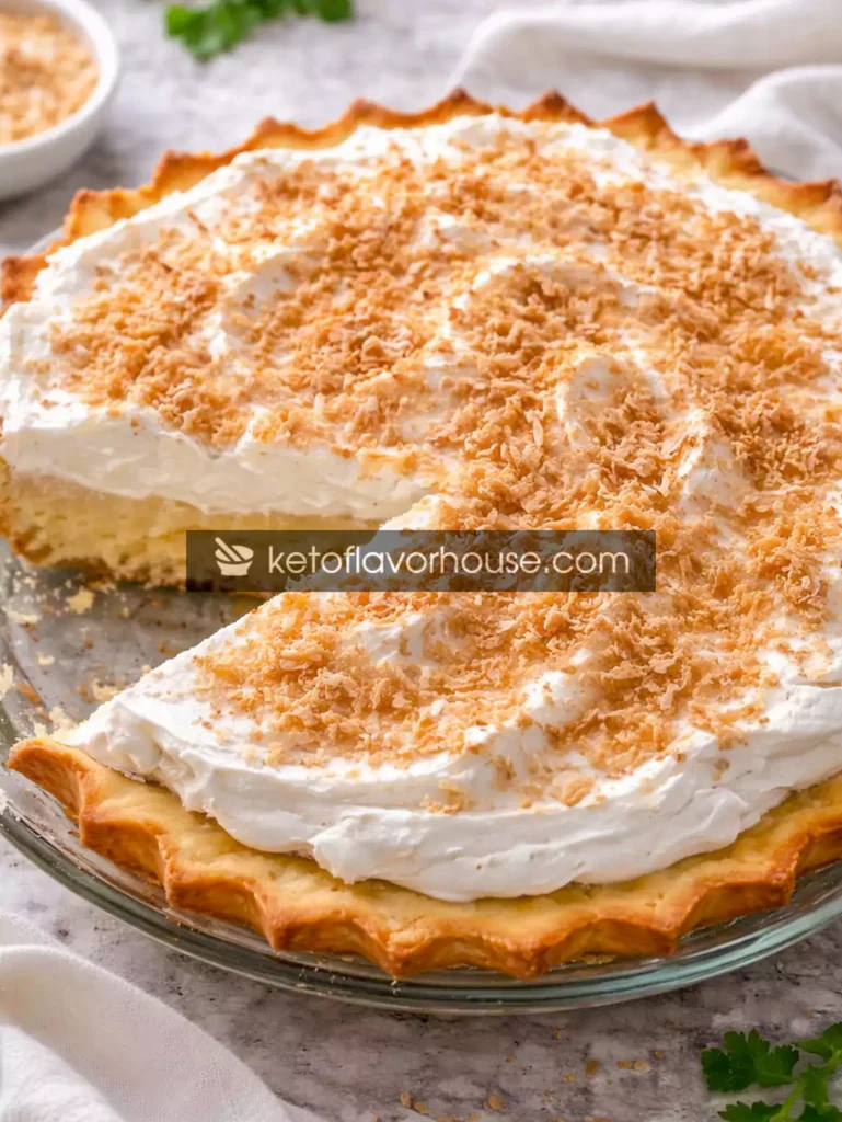 Keto Coconut Cream Pie