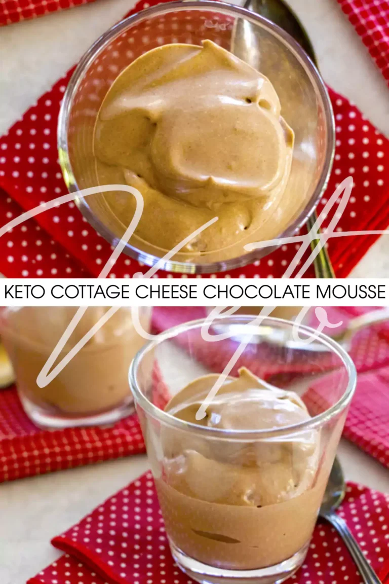 Keto Cottage Cheese Chocolate Mousse