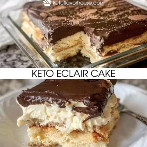 Keto Eclair Cake