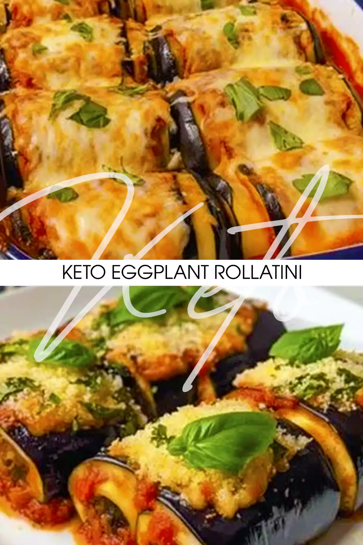 Keto Eggplant Rollatini