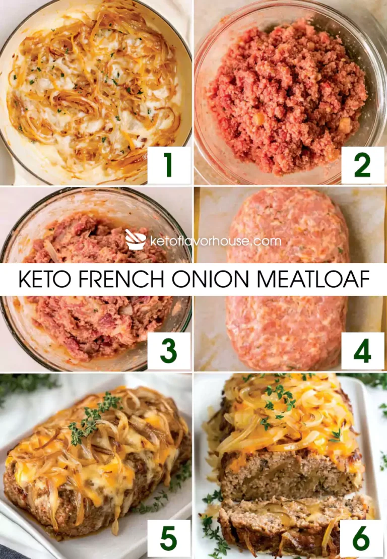 Keto French Onion Meatloaf