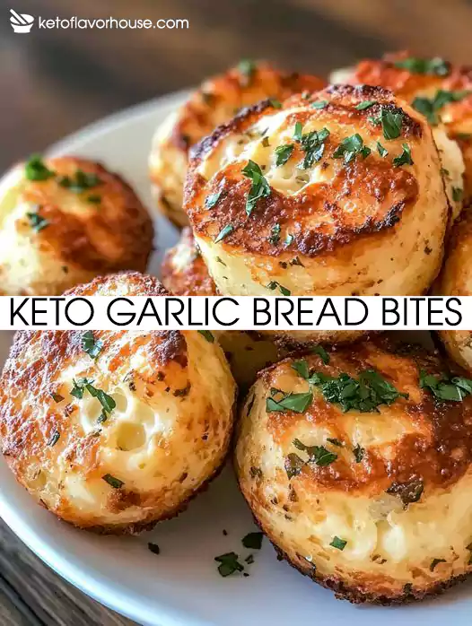 Keto Garlic Bread Bites