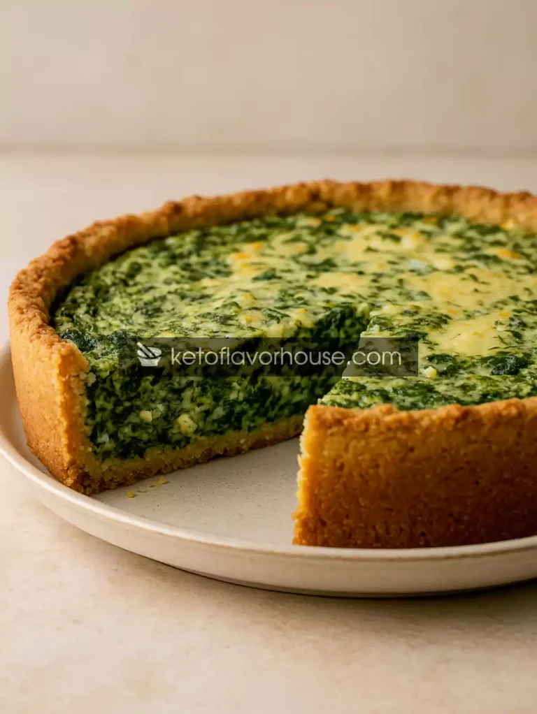 Keto Greek Spinach Pie