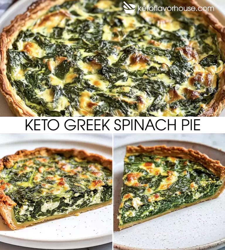 Keto Greek Spinach Pie