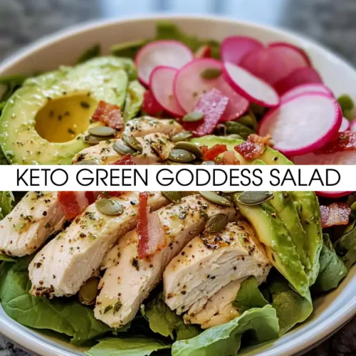 Keto Green Goddess Salad