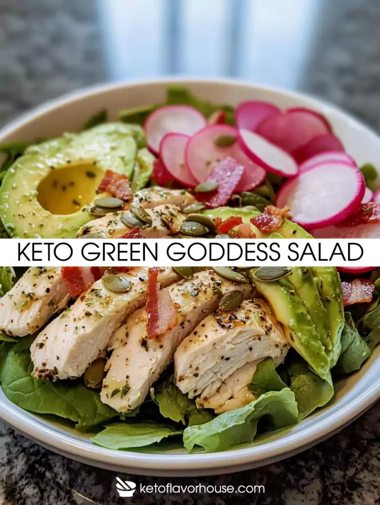 Keto Green Goddess Salad