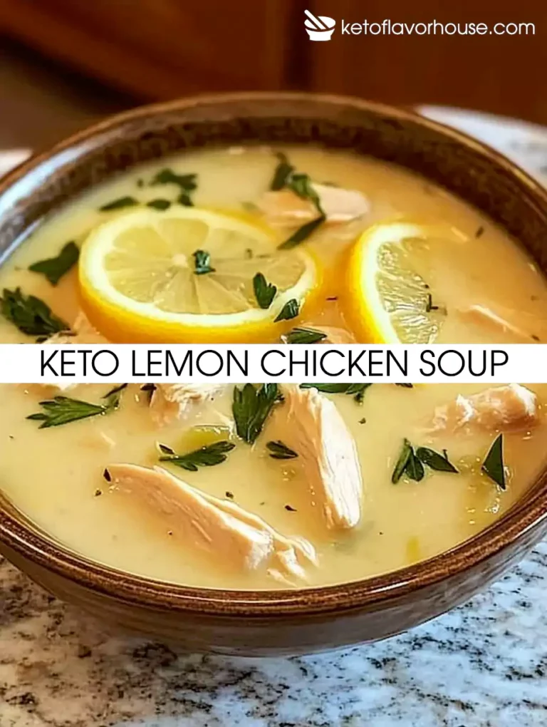 Keto Lemon Chicken Soup