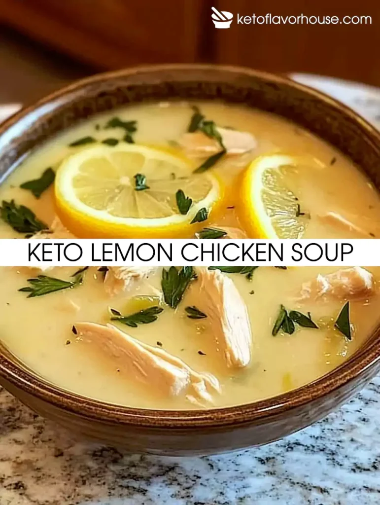 Keto Lemon Chicken Soup: A Fresh, Zesty Twist on Comfort