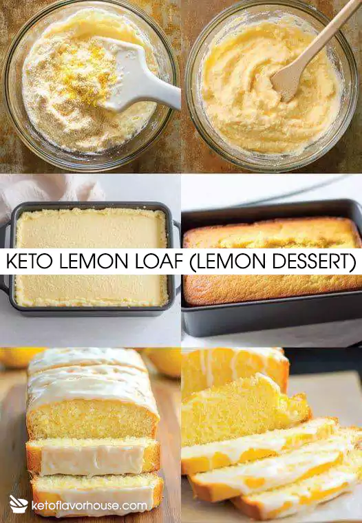 Keto Lemon Loaf (Lemon Dessert)