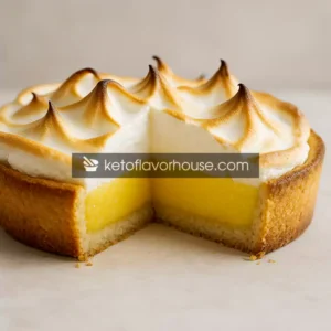 Keto Lemon Meringue Pie