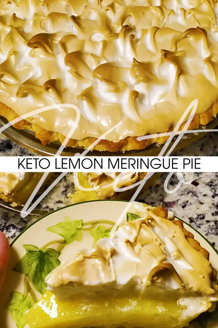 Keto Lemon Meringue Pie