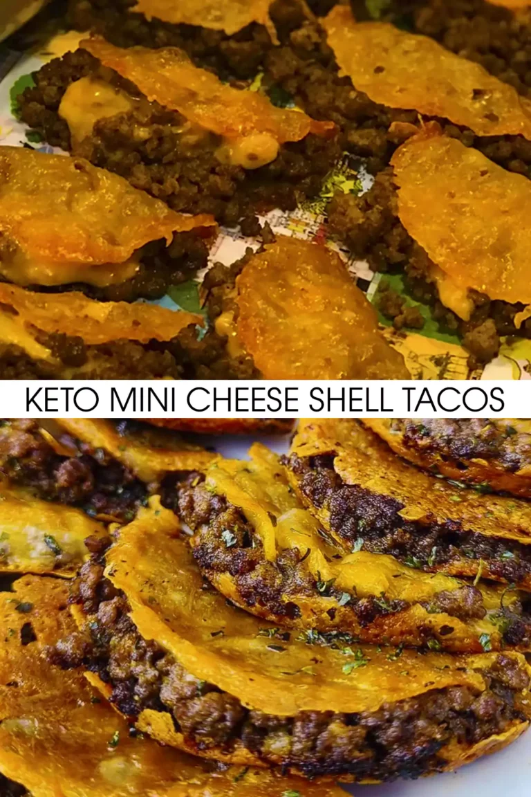 Keto Mini Cheese Shell Tacos