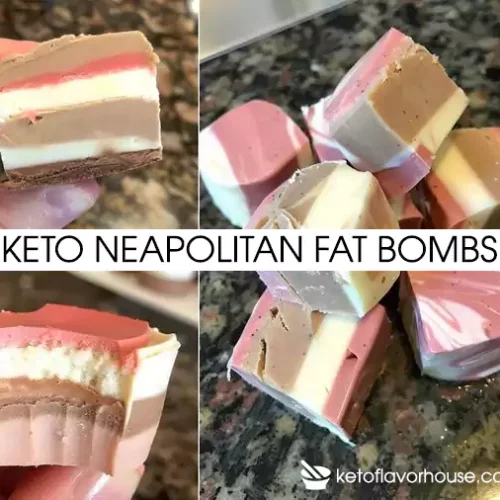 Keto Neapolitan Fat Bombs